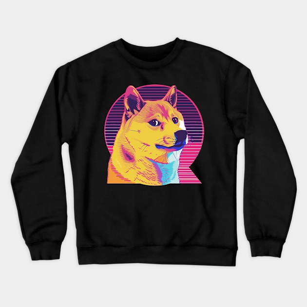 Doge Crewneck Sweatshirt by Newtype Designs